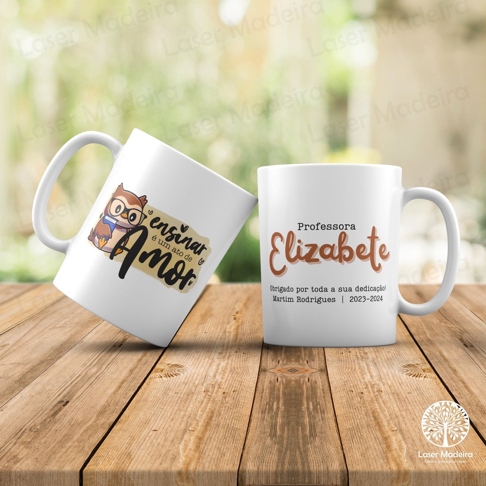 Caneca Personalizada Escolar para Professores - 